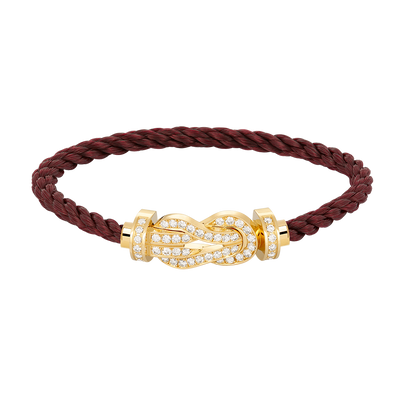 [TOPON]CHANCE LARGE 8 FIGURE BUCKLE FULLDIAMOND BRACELET GOLD