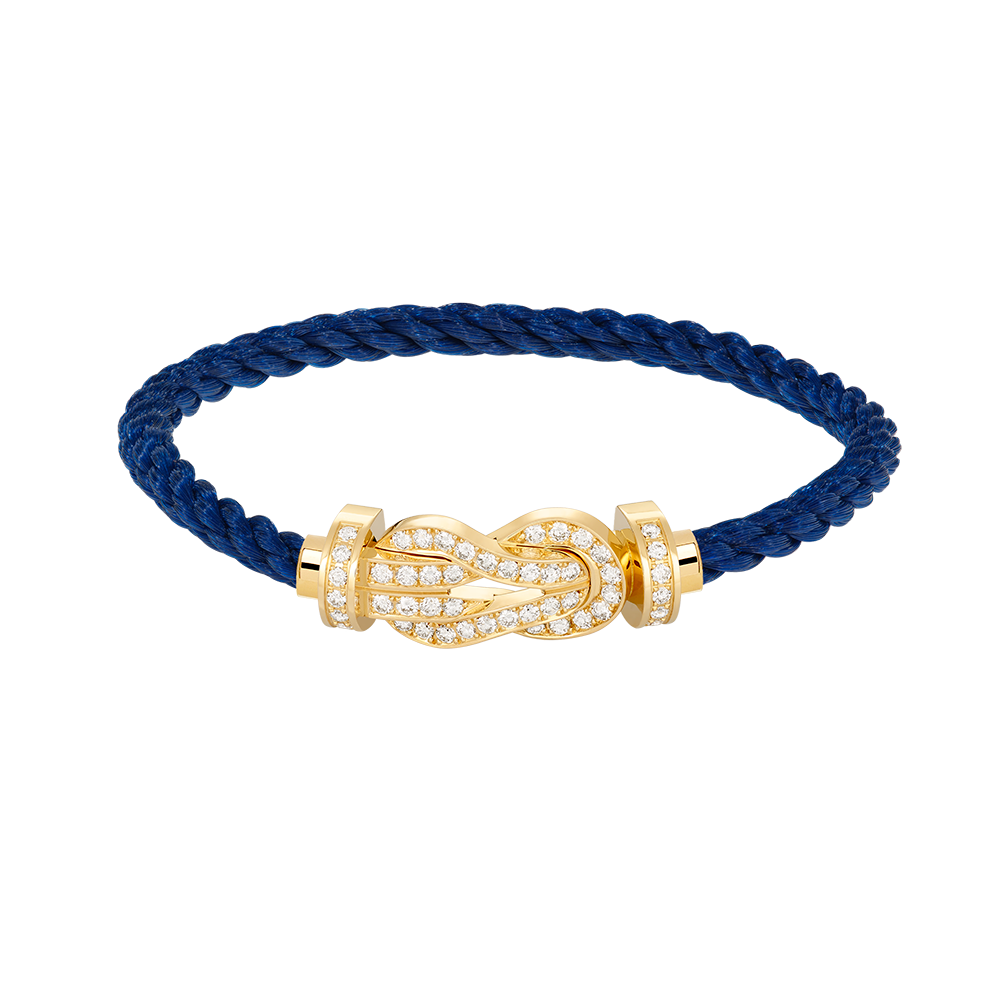 [TOPON]CHANCE LARGE 8 FIGURE BUCKLE FULLDIAMOND BRACELET GOLD