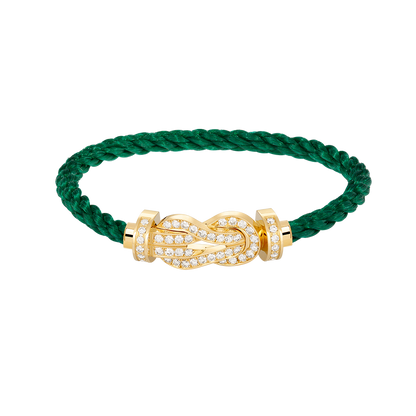 [TOPON]CHANCE LARGE 8 FIGURE BUCKLE FULLDIAMOND BRACELET GOLD