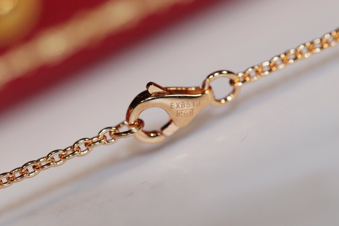 [TOPON]LOVE NECKLACE PINK GOLD AND SILVER