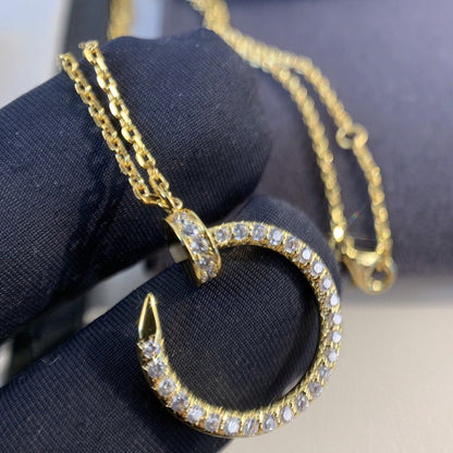 [TOPON]JUSTE NECKLACE GOLD DIAMONDS