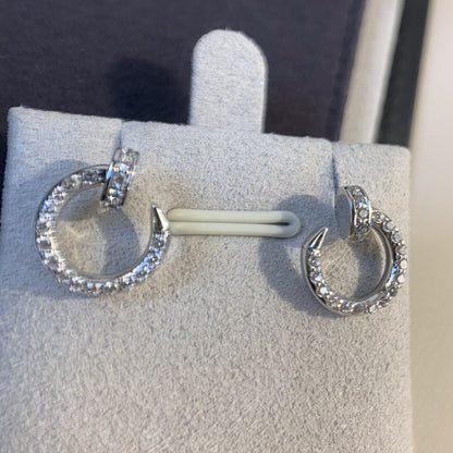 [TOPON]JUSTE EARRINGS SILVER DIAMONDS