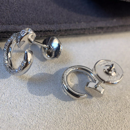 [TOPON]JUSTE EARRINGS SILVER DIAMONDS