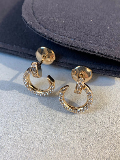 [TOPON]JUSTE EARRINGS GOLD DIAMONDS