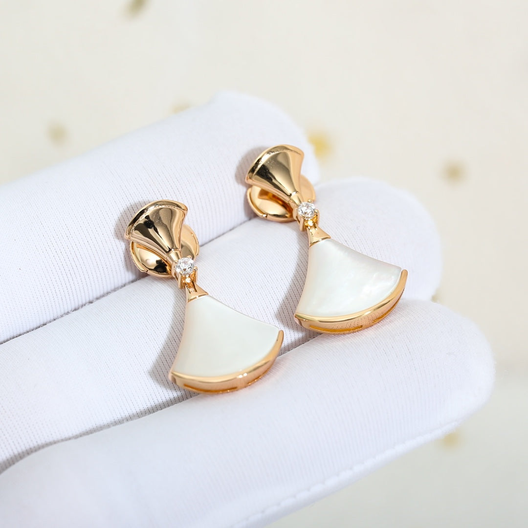 [TOPON]DREAM MOP PINK GOLD EARRINGS