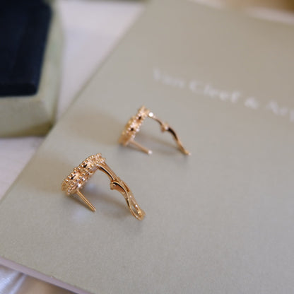 [TOPON]LUCKY PINK GOLD WHITE MOP EARRINGS