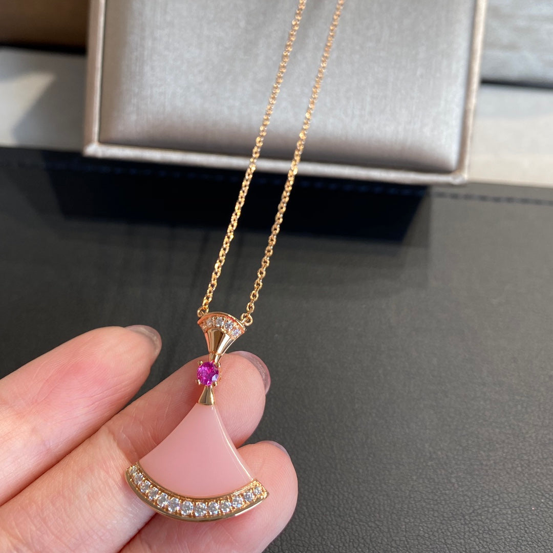 [TOPON]DREAM NECKLACE PINK OPAL