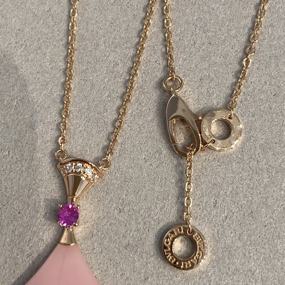 [TOPON]DREAM NECKLACE PINK OPAL