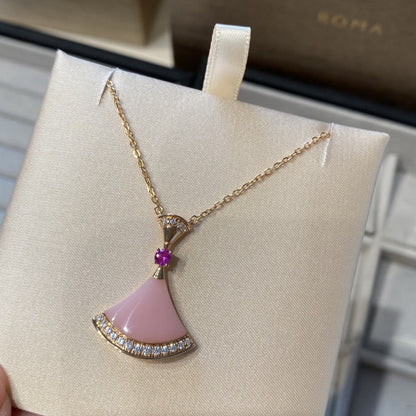 [TOPON]DREAM NECKLACE PINK OPAL