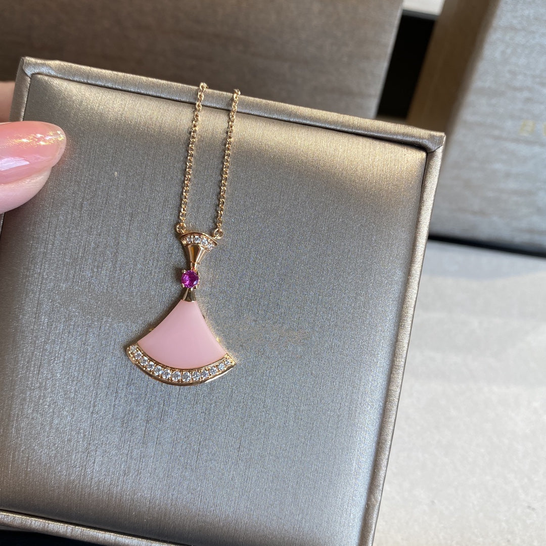 [TOPON]DREAM NECKLACE PINK OPAL