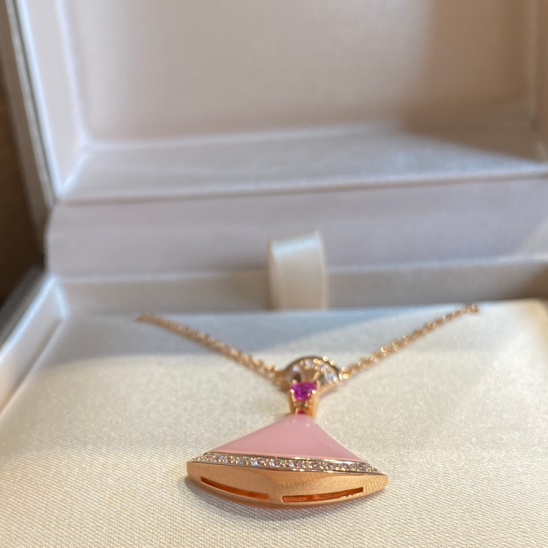 [TOPON]DREAM NECKLACE PINK OPAL