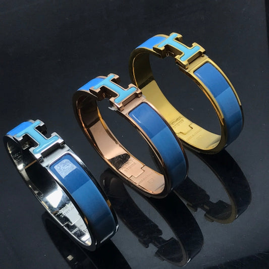 [TOPON]H BRACELET BLUE RAINBOW CERAMIC