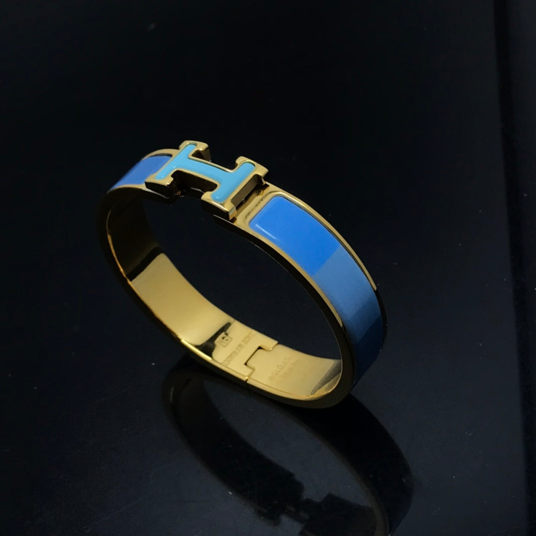 [TOPON]H BRACELET BLUE RAINBOW CERAMIC