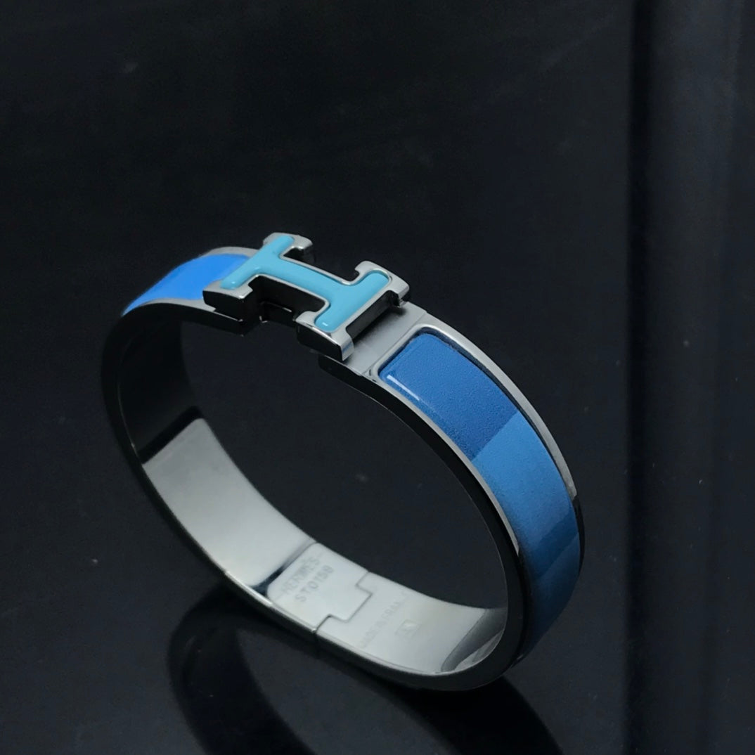 [TOPON]H BRACELET BLUE RAINBOW CERAMIC