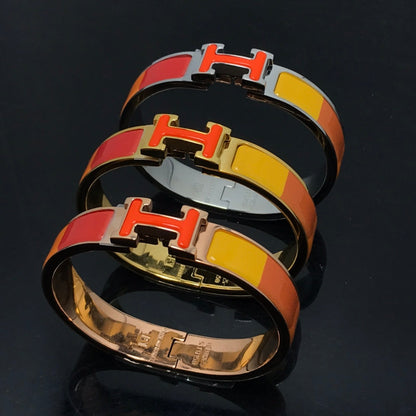 [TOPON]H BRACELET ORANGE RAINBOW CERAMIC