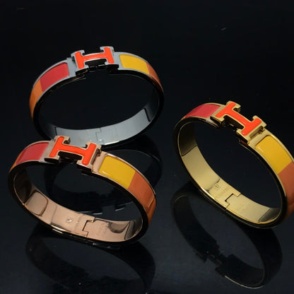 [TOPON]H BRACELET ORANGE RAINBOW CERAMIC