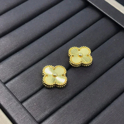 [TOPON]CLOVER MINI 9.5MM LASER EARRINGS