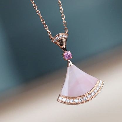 [TOPON]DREAM NECKLACE PINK MOP DIAMOND