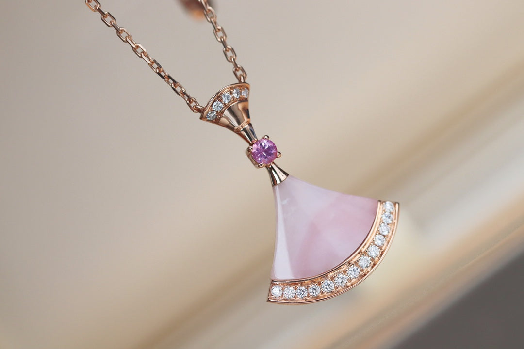 [TOPON]DREAM NECKLACE PINK MOP DIAMOND