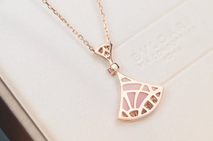 [TOPON]DREAM NECKLACE PINK MOP DIAMOND