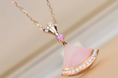 [TOPON]DREAM NECKLACE PINK MOP DIAMOND