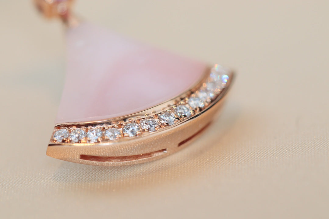 [TOPON]DREAM NECKLACE PINK MOP DIAMOND