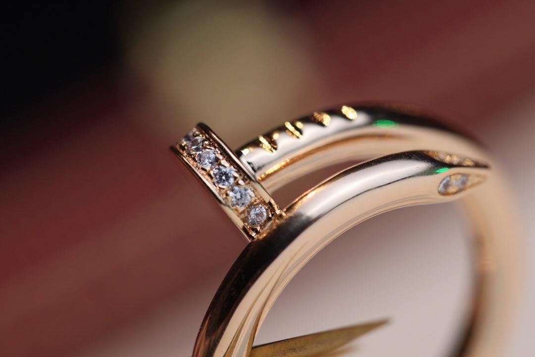 [TOPON]JUSTE RING 2.65MM PINK GOLD DIAMOND