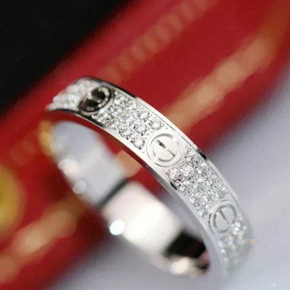 [TOPON]LOVE RING 3.6MM DIAMOND PAVED