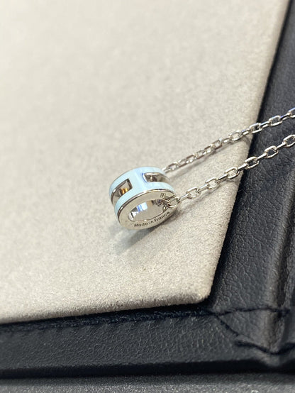 [TOPON]POP H LIGHT BLUE NECKLACE