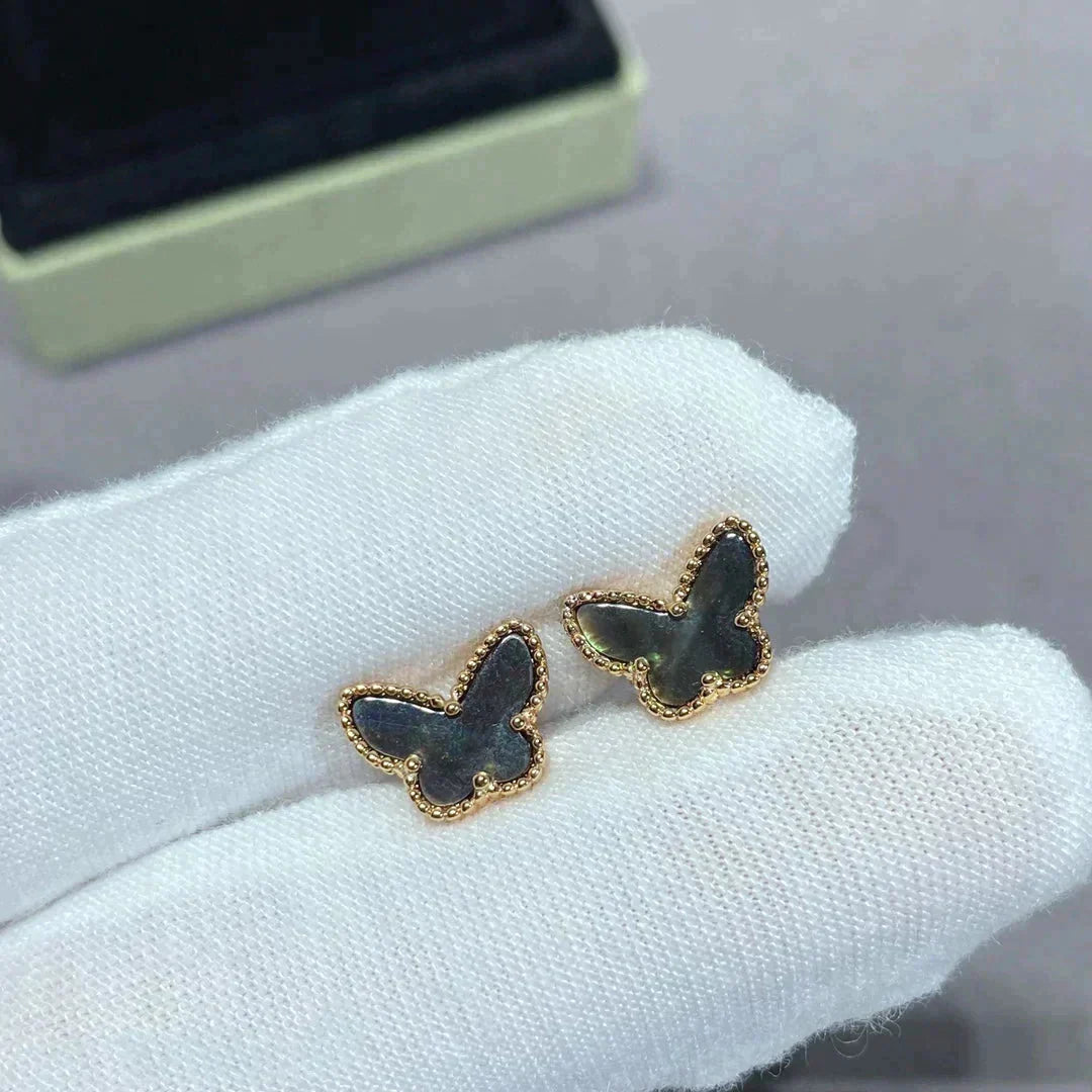 [TOPON]BUTTERFLY DARK MOP  EARRINGS