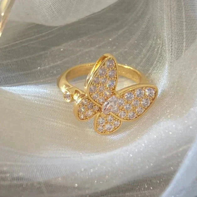 [TOPON]BUTTERFLY DIAMOND RING