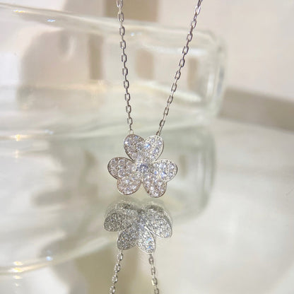 [TOPON]FLOWER DIAMOND NECKLACE