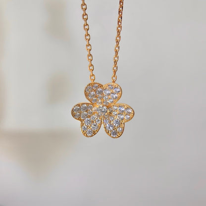 [TOPON]FLOWER DIAMOND NECKLACE