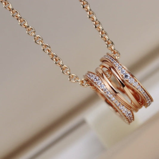 [TOPON]ZERO 1 PINK GOLD NECKLACE