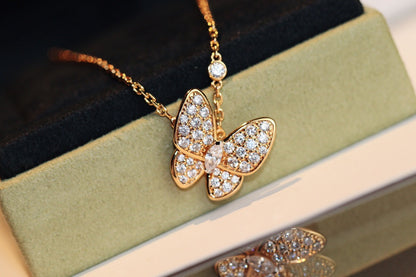 [TOPON]BUTTERFLY DIAMOND NECKLACE