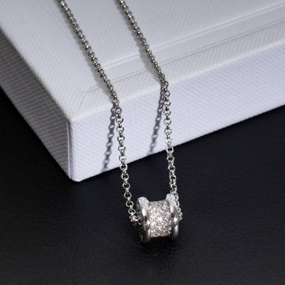 [TOPON]ZERO 1 SILVER DIAMOND NECKLACE