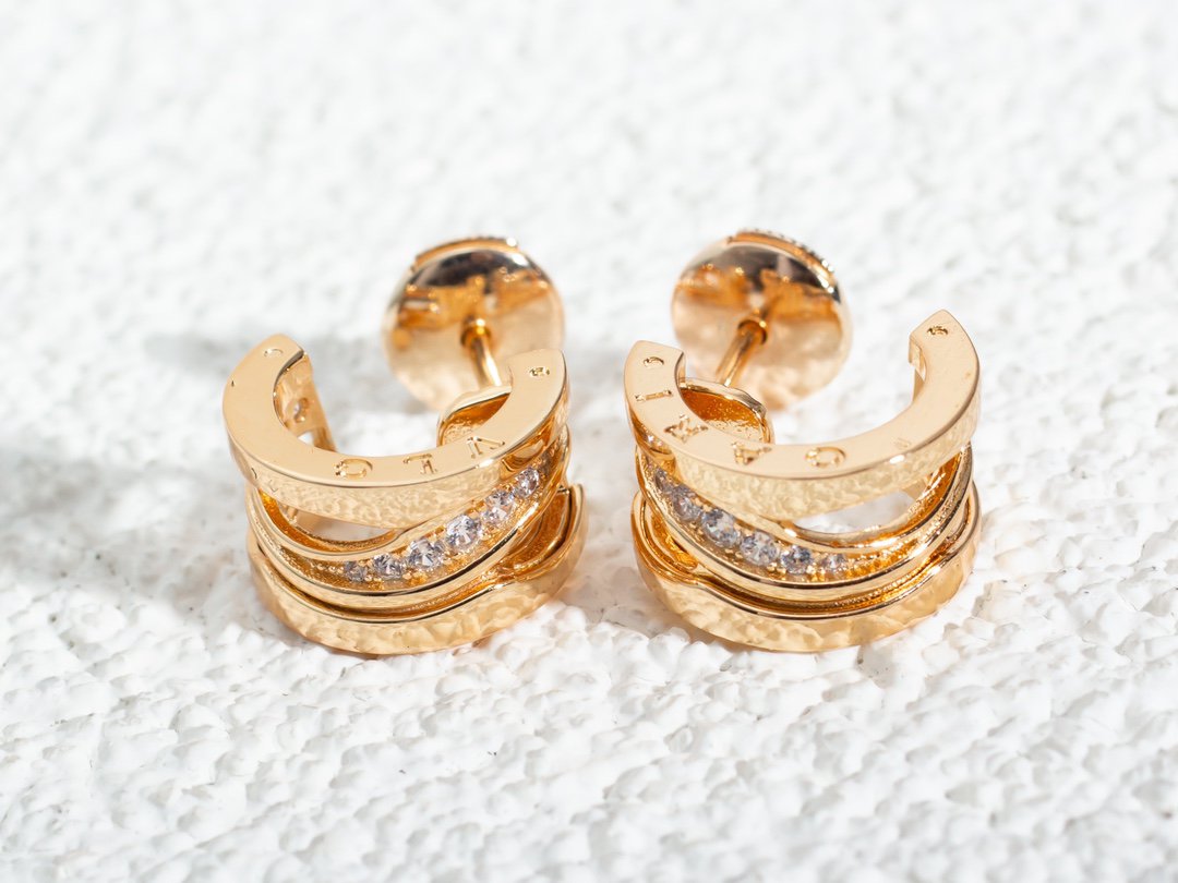 [TOPON]ZERO 1 PINK GOLD DIAMONDS EARRINGS