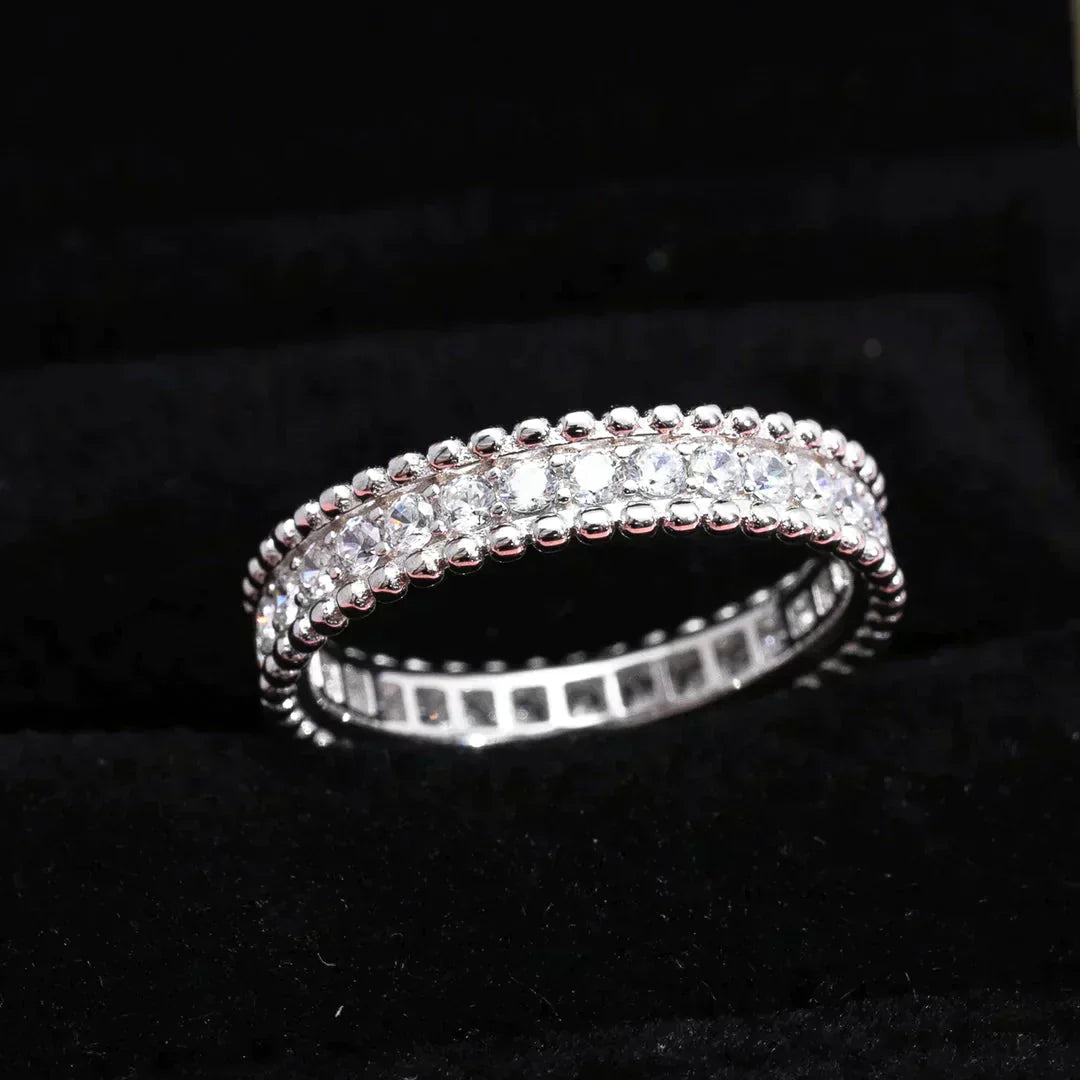 [TOPON]PERLEE DIAMOND SILVER RING