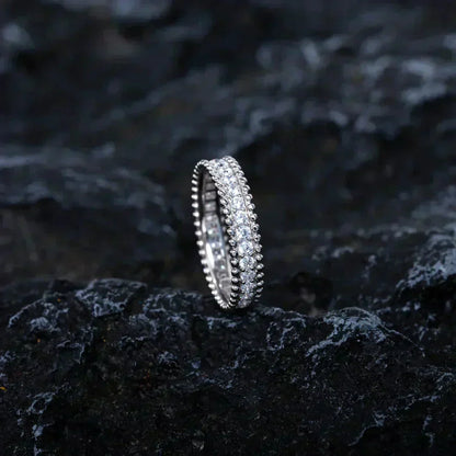 [TOPON]PERLEE DIAMOND SILVER RING