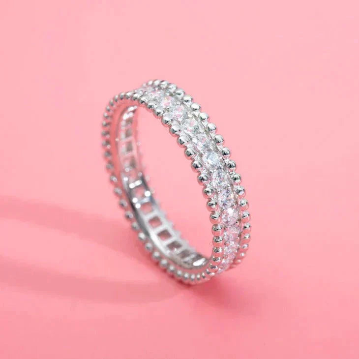 [TOPON]PERLEE DIAMOND SILVER RING