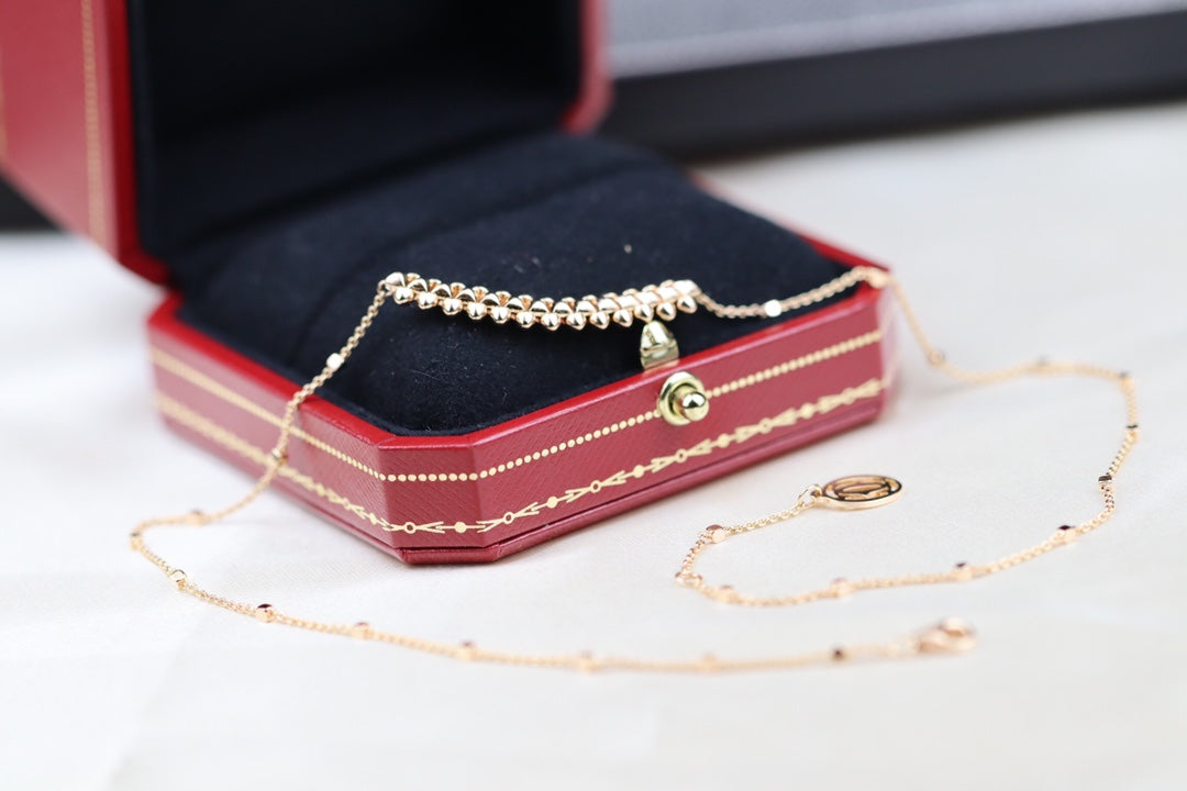 [TOPON]CLASH PINK GOLD NECKLACE