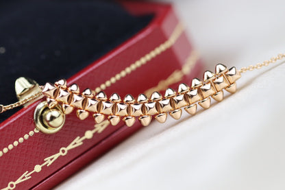 [TOPON]CLASH PINK GOLD NECKLACE