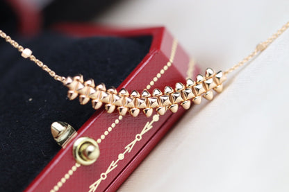 [TOPON]CLASH PINK GOLD NECKLACE