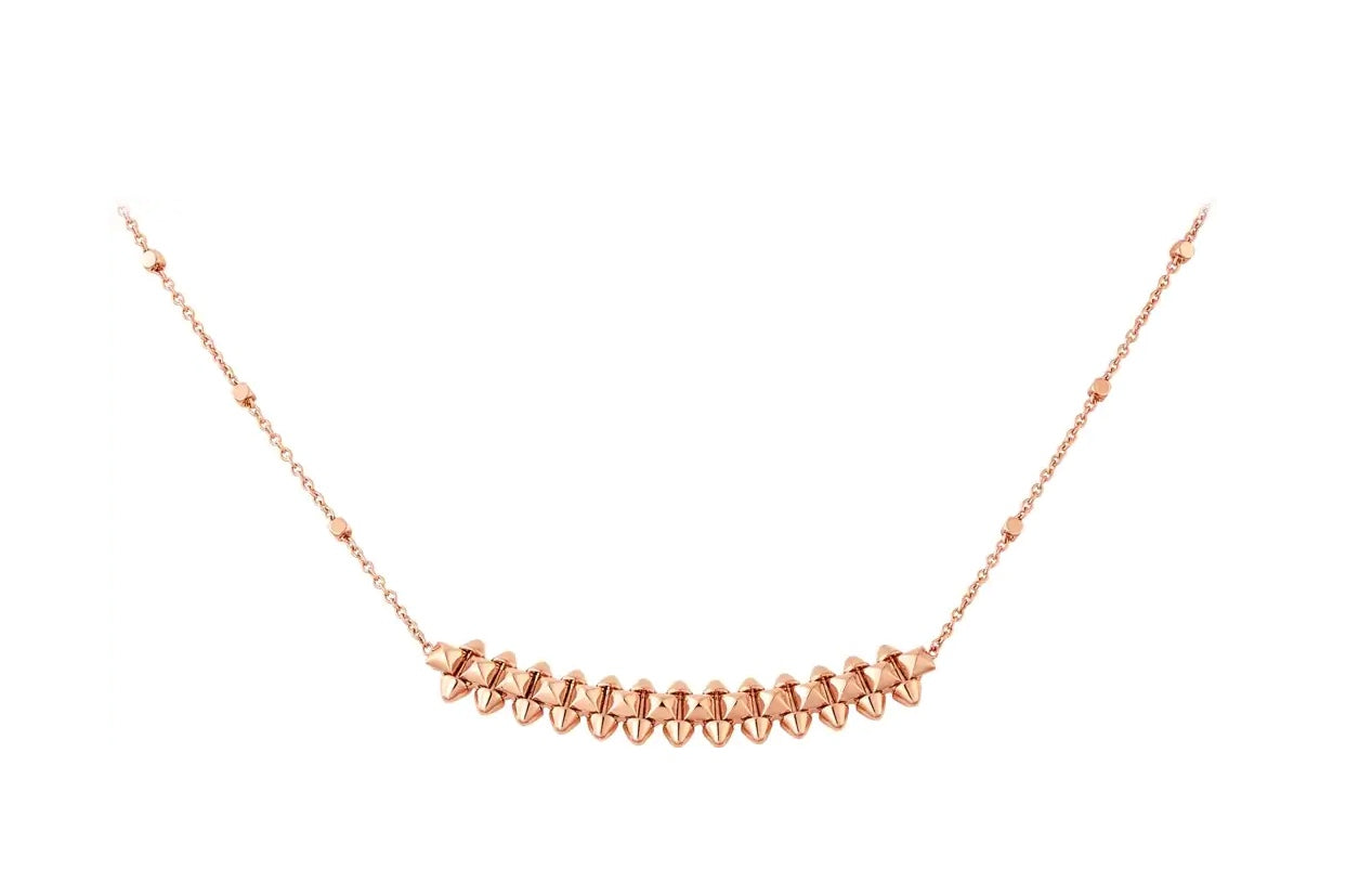 [TOPON]CLASH PINK GOLD NECKLACE