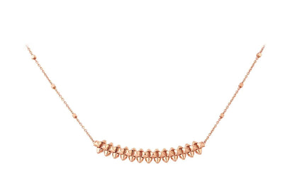 [TOPON]CLASH PINK GOLD NECKLACE