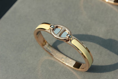 [TOPON]CLIC CHAINE PINK GOLD BRACELET