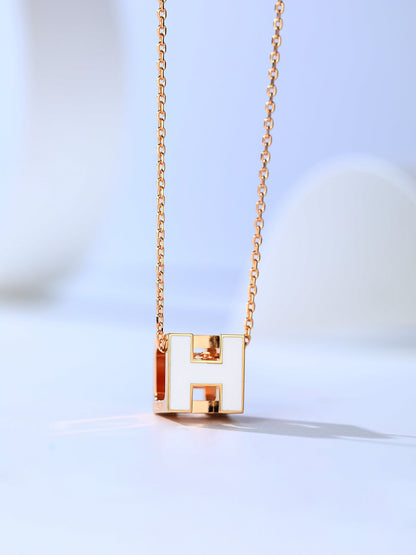 [TOPON]H CAGE PINK GOLD NECKLACE