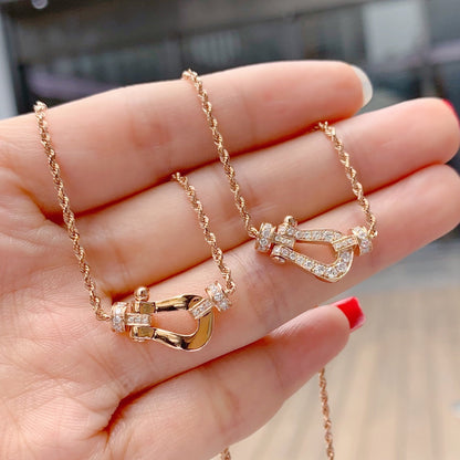 [TOPON]FORCE 10 PINK GOLD DIAMOND NECKLACE