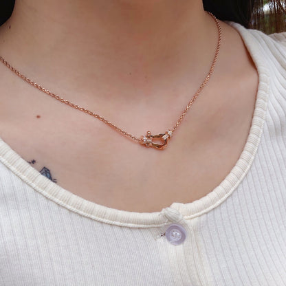 [TOPON]FORCE 10 PINK GOLD DIAMOND NECKLACE