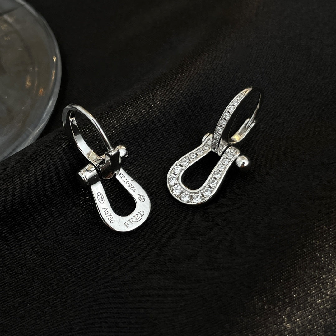 [TOPON]FORCE 10 FULL DIAMOND DROP EARRINGS MEDIUM MODEL